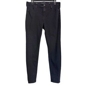 Liverpool The Skinny 12/31 Black Jeans Stretchy 5 Pocket High Rise NWOT